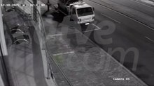 Câmera flagra tentativa de furto de carro sobre guincho na Avenida Brasil
