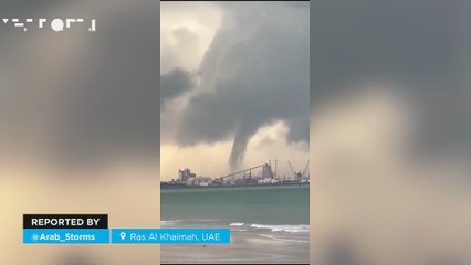 A wave of waterspouts and tornadoes is hitting the United Arab Emirates. The powerful storms have unleashed chaos