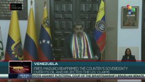 President Maduro reaffirmed the country’s sovereignty over its oil and rejected U.S. claims