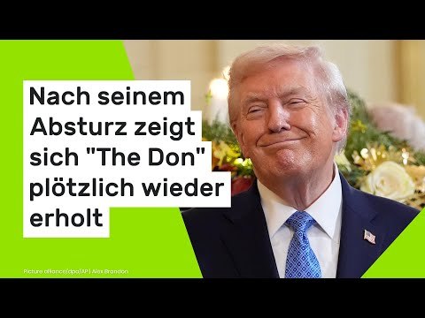 Donald Trump: Nach seinem Absturz zeigt sich The Don plötzlich wieder erholt