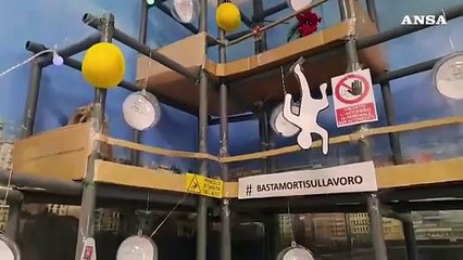 Morti sul lavoro, un "Albero delle vite cadute" per ricordare le vittime del 2025