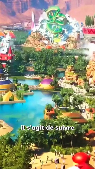Un parc Dragon Ball géant en Arabie Saoudite… mais à quel prix ? 🎢 #arabiesaoudite #parcattractions #dragonball