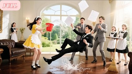 Poor Maid Accidentally Spilled Water,Ceo Slippedeveryone Thought She Was Fired!But He Fell For Her