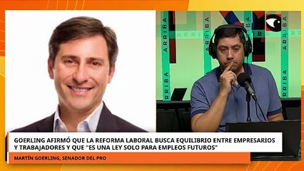 Goerling afirmó que la reforma laboral busca equilibrio entre empresarios y trabajadores