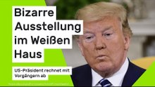 Bizarre Ausstellung im Weißen Haus - US-Präsident rechnet mit Vorgängern ab