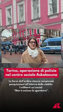 Torino, operazione di polizia al centro sociale Askatasuna: perquisizioni, viabilità deviata e appello sui social