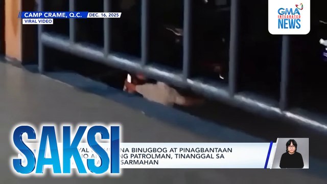 Opisyal ng HPG na binugbog at pinagbantaan umano ang isang patrolman, tinanggal sa puwesto at dinisarmahan | Saksi