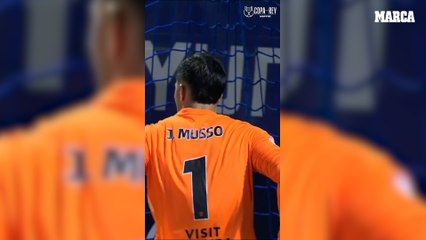 La exhibición de Musso ante el Baleares