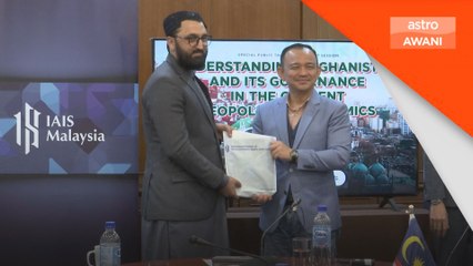 Afghanistan fokus geoekonomi, Malaysia perlu ambil peluang