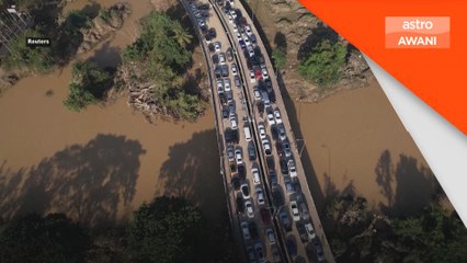 Pihak berkuasa Thailand tingkat amaran banjir di daerah selatan