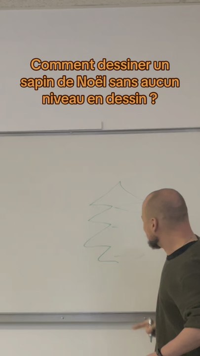 Comment dessiner un sapin de Noël 🎄 sans aucun talent ?