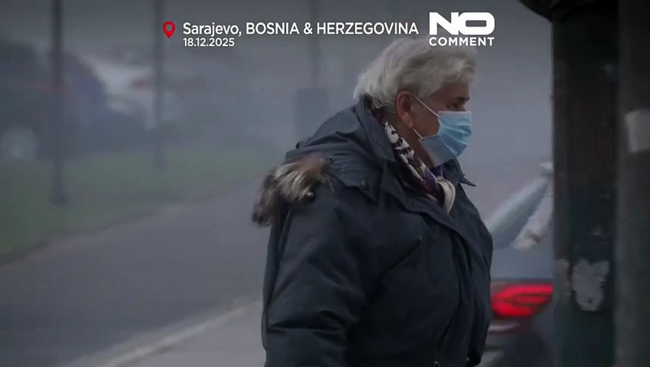 Schwere Luftverschmutzung und Nebel in Sarajevo: Behörden raten, drinnen zu bleiben
