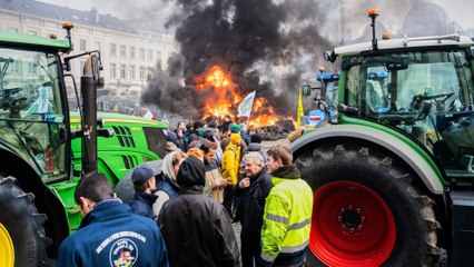 Las protestas de los agricultores por la PAC y Mercosur provocan disturbios en Bruselas