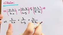 Matematik Basit Eşitsizlik Sorusu