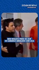 Web resgata vídeo de Zezé de Camargo abraçado com Lula