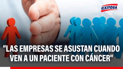 Susana Wong: "Existe mucha discriminación laboral, las empresas se asustan cuando ven a un paciente con cáncer"