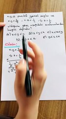Matematik Basit Eşitsizlik Sorusu