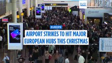 Christmas travel chaos: All the European airport strikes to expect in December