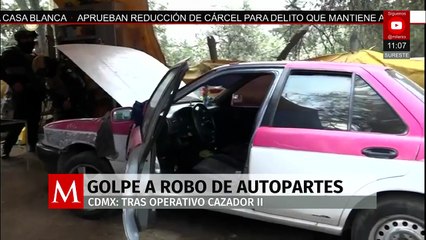 Aseguran tonelada y media de autopartes tras siete cateos en CDMX; hay un detenido