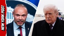 Trump reacts to FBI's Dan Bongino stepping down