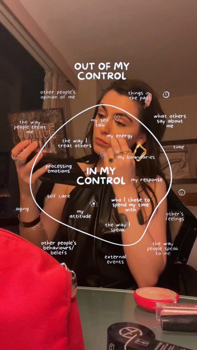 En mon contrôle / hors de mon contrôle 💭