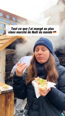 Tout ce que j’ai mangé au plus vieux marché de Noël du monde 🇩🇪
