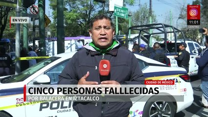 Balacera en Iztacalco deja una muerta y un herido grave, CdMx