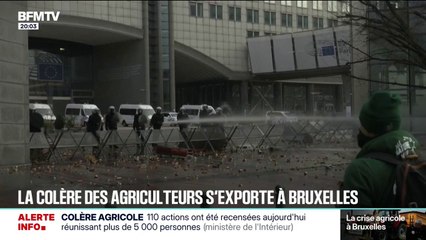 Le récit de cette journée de manifestation d'agriculteurs à Bruxelles