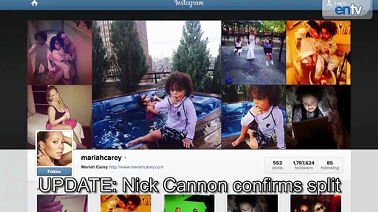 Nick Cannon confirms Mariah Carey Separation