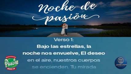 NOCHE DE PASION AUTOR JAVIER LINDO M.