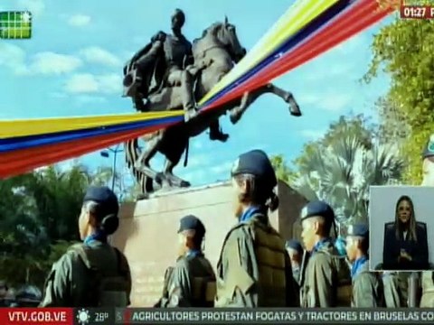 Amazonas | Unión cívico-militar-policial conmemoró el 195 aniversario de la siembra de El Libertador