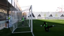 Entrenamiento del Real Madrid previo al Sevilla