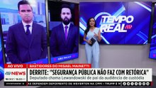 Derrite rebate ministro Lewandowski: “Segurança pública não se faz com retórica” | TEMPO REAL