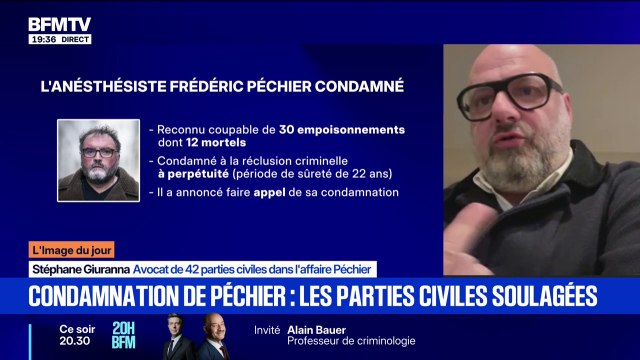 Ce n'est pas la fin, c'est un soulagement , déclare Stéphane Giuranna, avocat de parties civiles dans le procès de Frédéric Péchier