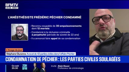 "Ce n'est pas la fin, c'est un soulagement", déclare Stéphane Giuranna, avocat de parties civiles dans le procès de Frédéric Péchier