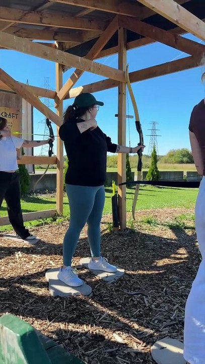 Archery 🎯 First time. First set.