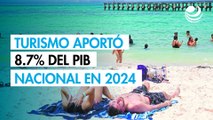 El turismo aportó el 8.7% del PIB nacional en el 2024: Inegi