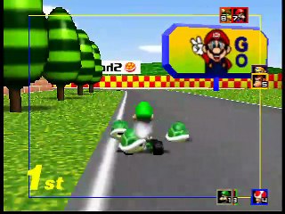 Mario Kart 64 (3-4 players Grand Prix) online multiplayer - n64