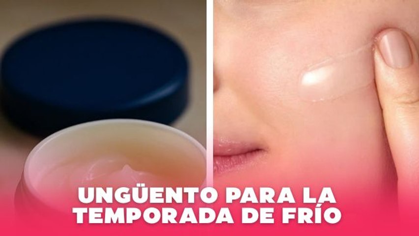 Ungüento para la piel en temporada de frío