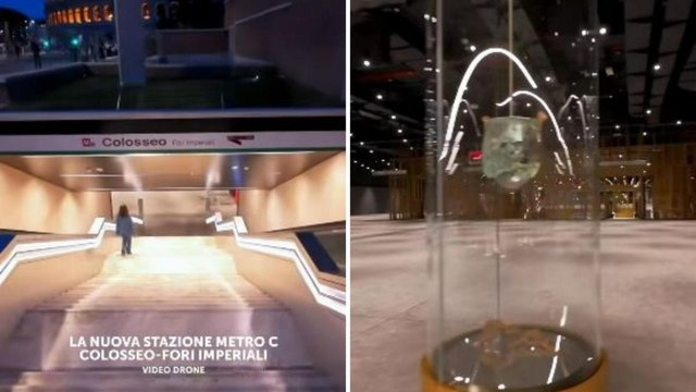 Aperta a Roma la stazione Colosseo della metro C: «È la più bella al mondo»