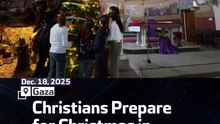 Christians Prepare for Christmas in Gaza Church