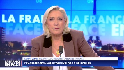 Marine Le Pen : «Ils survivent dans des conditions qui sont inouïes de difficulté»