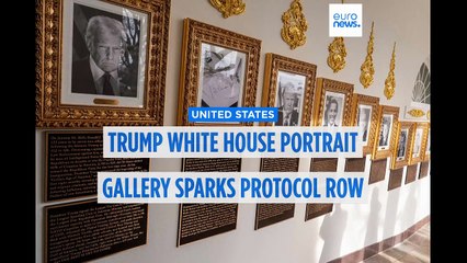 All the president's men: Trump's White House portrait gallery decorations spark row over decorum