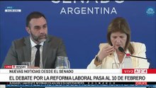 Bullrich en el Senado