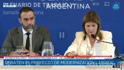 Bullrich confirmó que la reforma laboral se tratará en el Senado el 10 de febrero