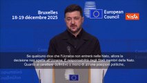 Zelensky: C'è chi non ci vuole nella Nato? I politici cambiano, qualcuno vive, qualcuno muore