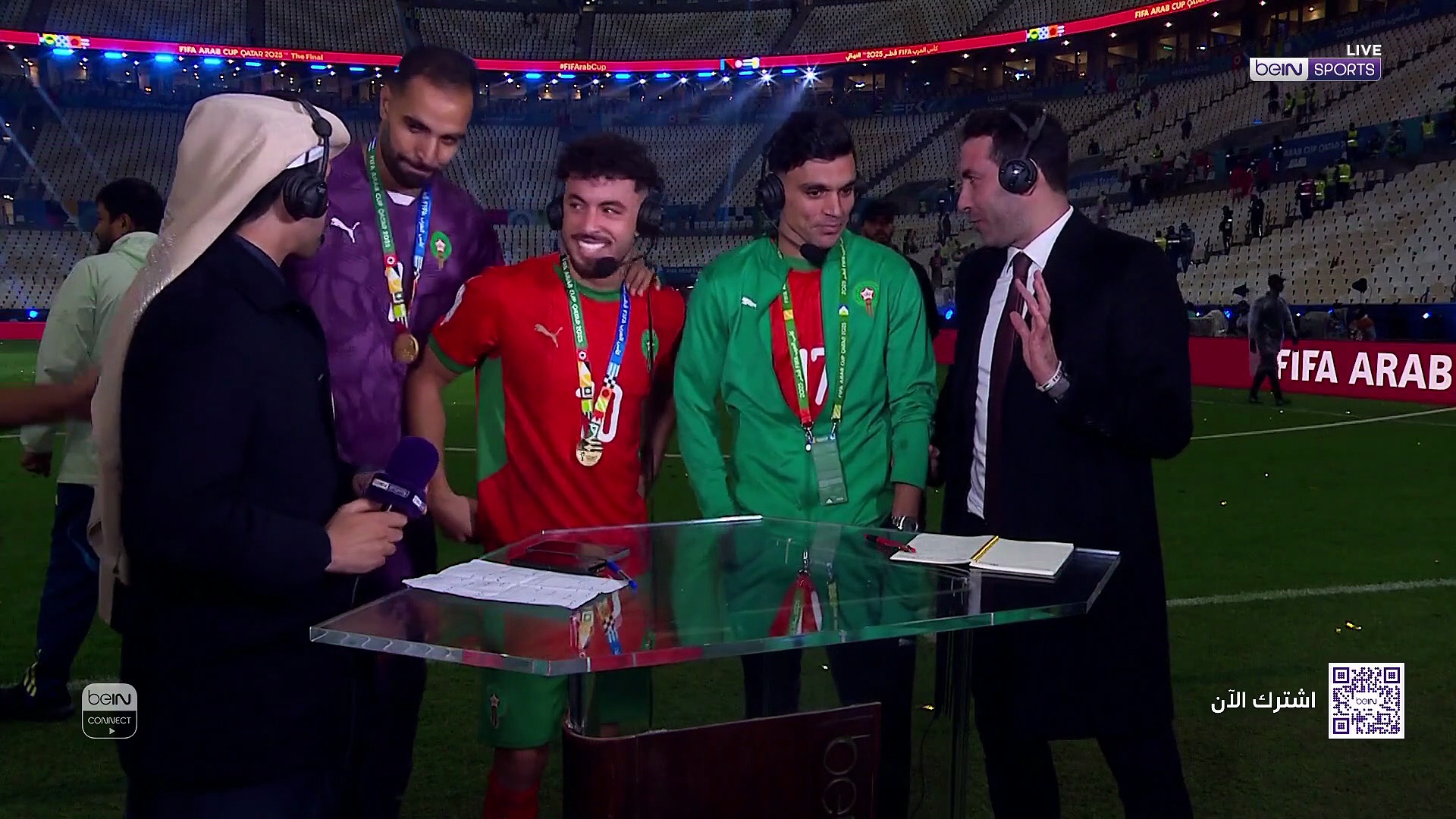 لاعبو المنتخب المغربي