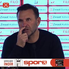 Okan Buruk'tan Sara eleştirilerine cevap