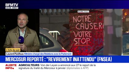 Mercosur reporté : "revirement inattendu" (FNSEA) - 18/12