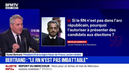 Élection présidentielle 2027: “Je me bats inlassablement contre le RN”, martèle Xavier Bertrand (LR)